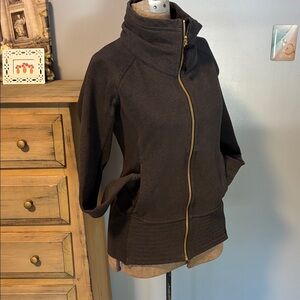 Lululemon Charcoal Scuba Heavyweight zip up sweatshirt